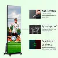 Écran d'affichage LED intelligent P2.5, affiche publicitaire numérique, signalisation numérique, affichage LED intérieur Full HD, animations graphiques