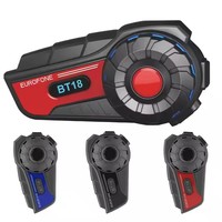 Nouveau Casque Moto OEM BT18 pour Intercom Étanche IP67, Casque Sans Fil 800M, Accessoire Talkie-Walkie 2 Motards, Garantie 1 An