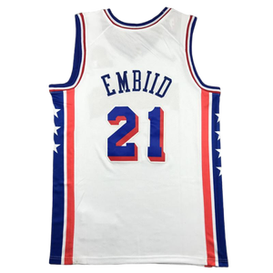 Hommes de Philadelphie # 0 Maxey # 77 Edgecombe # Maillot de basket respirant sans manches 88 Paul George, chemise de sport cousue, édition City - Product Image 2