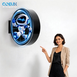 Caja de Luz LED Giratoria con Holograma 3D de 50cm/65cm/80cm/100cm para Tiendas, Restaurantes, Cafés, Letrero Publicitario, Letrero Luminoso de Anime - Product Image 1