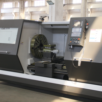 Torno CNC de Cama Plana Horizontal con Optimización Inteligente de Parámetros de Proceso, Control GSK, Rieles Cerámicos de Ultra Larga Duración