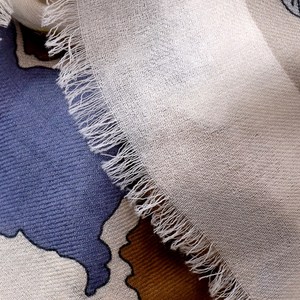 <strong>Wholesale</strong> Custom Logo 100*200 <strong>Wool</strong> Fabric Long Scarf Fashion Female Scarf for Women <strong>Wool</strong> <strong>Shawls</strong> <strong>Wool</strong> Bulk Scarf for Warming - Product Image 2