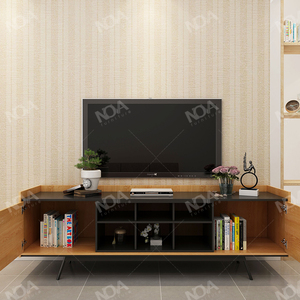 NOVA <span class=keywords><strong>Meuble</strong></span> <span class=keywords><strong>TV</strong></span> moderne nordique en chêne massif <span class=keywords><strong>et</strong></span> centre de divertissement Maison Salon Meubles en bois avec <span class=keywords><strong>meuble</strong></span> <span class=keywords><strong>TV</strong></span> moderne - Product Image 3