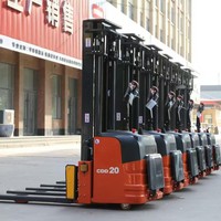Chariot à palettes électrique pour entrepôt/construction - Chariot de transport de ciment avec attache pour poubelle