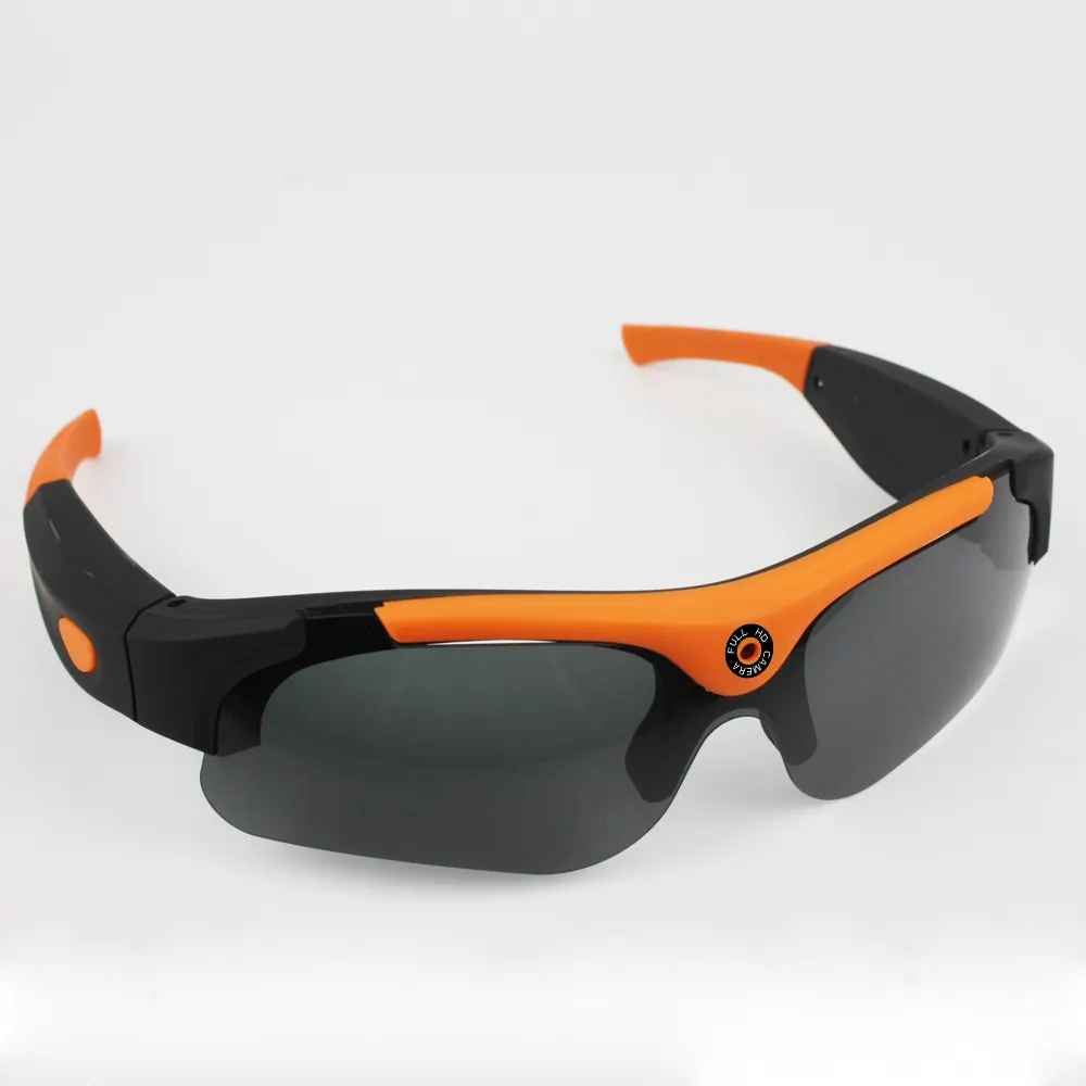 نظارات جاسوس نوعية جيدة مسجل فيديو الرياضة نظارات كاميرا 1080p كاميرا خفية نظارات شمسية