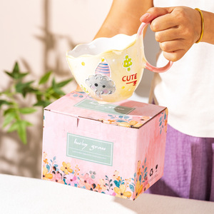 Mug en céramique moderne avec motif de lapin en relief, couleur sous-glaçure, passe au lave-vaisselle, pour le bureau, le petit-déjeuner, le lait, cadeau d'<span class=keywords><strong>anniversaire</strong></span> pour femme - Product Image 4