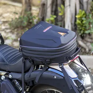 मोटरसाइकिल यूनिवर्सल उपकरण भंडारण इलेक्ट्रिक बाइक रियर सीट बैग मोटर साइकल चलाना बड़े क्षमता टोपी हेलमेट बैग