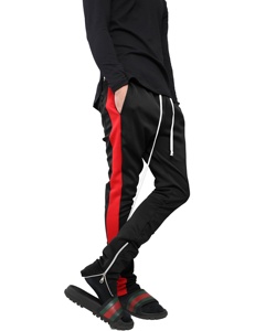 กางเกงวอร์มลายทางสำหรับนักวิ่ง,กางเกงรัดรูปผ้ายืดกางเกงวิ่งสั่งซื้อจำนวนมาก - Product Image 1