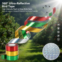 Ruban répulsif pour oiseaux holographique OEM, double face réfléchissant, pour la protection des oiseaux dans les jardins, les fermes et les vergers