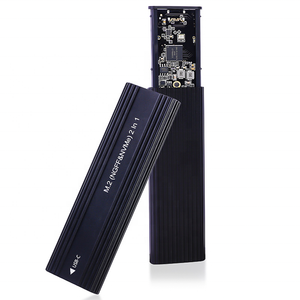 Hộp đựng ổ cứng gắn ngoài M.2 NVMe di động hỗ trợ 4TB 2TB <span class=keywords><strong>USB</strong></span> C 3.1 M.2 NVMe SSD vỏ ngoài - Product Image 1