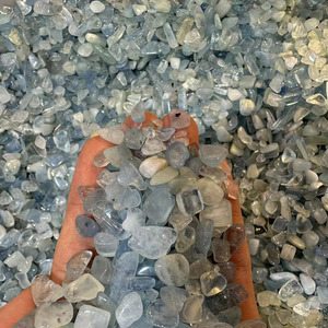 Cristales naturales de alta calidad, gravas, venta al por mayor, chips de <span class=keywords><strong>cristal</strong></span> de <span class=keywords><strong>Aguamarina</strong></span> azul cielo para regalo - Product Image 5