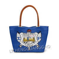 Sac fourre-tout imprimé Phi Beta Sigma de qualité supérieure, sac à main de shopping, sac à bandoulière quotidien pour femme, sac de courses réutilisable