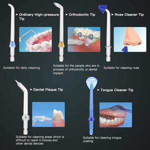 <span class=keywords><strong>Precio</strong></span> <span class=keywords><strong>de</strong></span> fábrica Bestope 8 Puntas Portátil 5 Modos Uso en el hogar Cuidado personal y aparatos <span class=keywords><strong>de</strong></span> belleza H2Ofloss Water Pick Flosser - Product Image 6