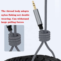Câbles audio numériques blindés en cuivre nu avec connecteurs Lotus dorés 2RCA 3.5mm 4.5mm pour haut-parleur de voiture et lecteur DVD (en stock)