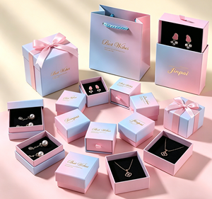 Boîte cadeau en carton de luxe personnalisée avec couvercle rabattable, boîte à bijoux, épaisseur 2 mm, emballage cadeau pour bijoux, boîtes cadeau pour bracelets - Product Image 1