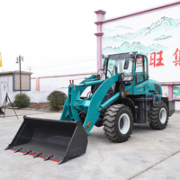 Tracteur à roues articulées miniatures Hengwang ZL936 de 2 tonnes avec chargeur frontal et pompe hydraulique Eaton
