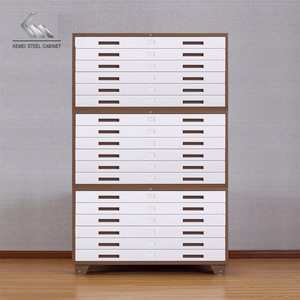 Gabinete de dibujo ancho de acero Gabinete de archivo plano Gabinete de dibujo de <span class=keywords><strong>mapa</strong></span> Gabinete de almacenamiento de archivo de metal personalizado - Product Image 1