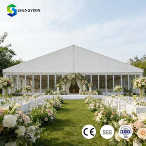 Tente de réception pour événements, mariages et expositions, 200 places, intérieur/extérieur, structure en aluminium, couverture en PVC, taille et couleur personnalisées - Product Image 4