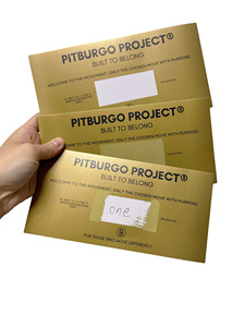 Étiquette de carte à gratter dorée promotionnelle, carte dorée, billet de loterie, carton, papier fantaisie, estampage à chaud, autocollant à gratter - Product Image 3