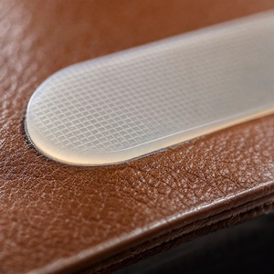 Custom <b>Silicone</b> Shoulder Strap Pad OEM Non Slip Adhesive Grip Pad Custom Size for Handbag Backpack Strap - Product Image 3