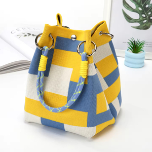 Best Price Custom Personalized Knitting <strong>Handbags</strong> Buckle <strong>Bag</strong> Handmade Fashion Women Hand <strong>Bags</strong> - Product Image 3