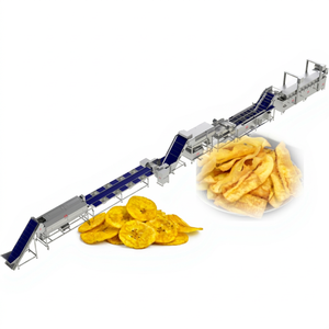 Machine de découpe et d'emballage de chips de banane longs et croustillants à grande échelle entièrement automatique pour la fabrication de chips de plantain - Product Image 1