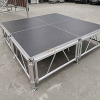 Podium de Scène en Aluminium de Luxe 4x8 pour Concerts et Événements