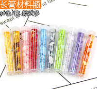 2019 BRICOLAGE bouteille tube paillettes slime kit 10ml poudre de paillettes
