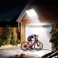 Lampe solaire à détecteur de mouvement pour rue 100w 200w 300w 400w 800w Lampe à haut lumen Lumière solaire LED pour rue extérieure