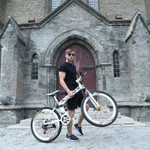 Bicicleta de Carretera de Carbono <span class=keywords><strong>Winspace</strong></span> T1500 con Cuadro Ceepo de 44 cm, 21 Velocidades, Ruedas Clincher y Juego de Bielas Racing T800, Horquilla de Acero - Product Image 4