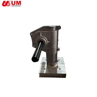Rakitan Gear Box Aluminium UM untuk 44-5 1E44F-5 Mini Micro Tiller Hand Push Cultivator Suku Cadang