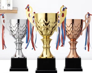 Trofeo de fútbol deporte metal gran <span class=keywords><strong>copa</strong></span> de trofeo de fútbol mundial - Product Image 1