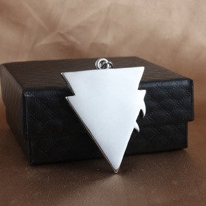 Yunnique – pendentif aigle en acier inoxydable, design géométrique, collier drapeau américain, cadeau pour hommes et femmes, 2310 - Product Image 3