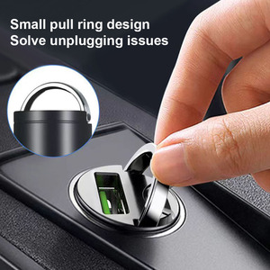 100W Mini caricabatteria da auto accendino ricarica rapida per <span class=keywords><strong>iPhone</strong></span> QC3.0 Mini PD <span class=keywords><strong>USB</strong></span> tipo <span class=keywords><strong>C</strong></span> caricabatteria da auto per Xiaomi Samsung Huawei - Product Image 3