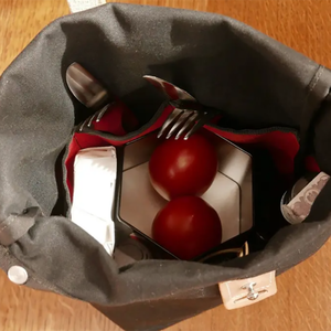 Bolsa de sillín de bicicleta de lona para exteriores, práctica bolsa de herramientas colgante para bicicleta, bolsa enrollable, accesorios para bicicleta para <span class=keywords><strong>ciclista</strong></span> - Product Image 4