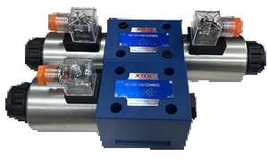 วาล์วโซลินอยด์ไฮดรอลิก / ไฮดรอลิก 4WE10E4WE10J / H / G24V-A220V แบบควบคุมด้วยแม่เหล็กไฟฟ้าแรงสูง - Product Image 5
