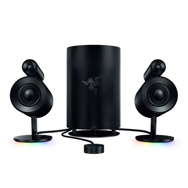 Razer Nommo Pro 2.1 Virtual Surround Gaming Speakers: USB Subwoofer Included