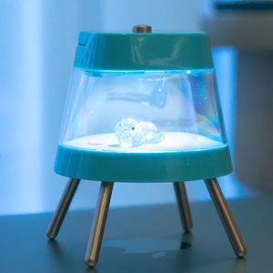 Night Light LED Color Changing <b>Tap</b> Control Battery Powered <b>Square</b> Shape For Bedroom Desk Camping Gift - Product Image 3