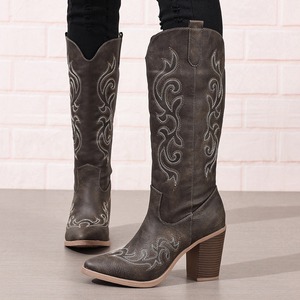 <span class=keywords><strong>Bottes</strong></span> pointues en cuir, <span class=keywords><strong>bottes</strong></span> cuissardes pour femmes, <span class=keywords><strong>bottes</strong></span> à talons hauts, mode, vente en gros directe d'usine - Product Image 1