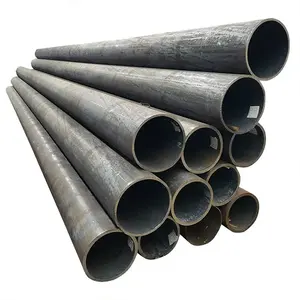 High quality DN100 DN200 DN400 Sch40 Sch80 Ss400 A36 Ss400 S235jr 1020 welded seamless carbon steel pipe tube