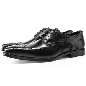Chaussures Oxford en cuir véritable imperméables et antidérapantes pour hommes 2025 pour mariage, fête, bureau, affaires, chaussures habillées décontractées - Product Image 5
