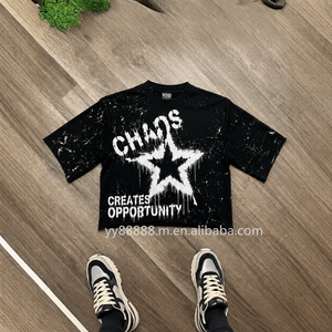T-Shirt OEM per Uomo di Alta Qualità in Lana, Magliette Personalizzate con Stampa DTG e Strass, Moda Maschile Personalizzata - Product Image 1