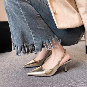 Chaussures de Mariée Femme en Dentelle à Bride Cheville, Bout Fermé Pointu, Ornées de Strass, Imperméables, Sexy, Nouveaux Styles Luxe Intemporels - Product Image 3