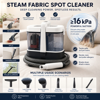 Nettoyeur électrique haute pression avec aspirateur, puissance 230V 1800W et vapeur rapide en 40 secondes pour le nettoyage des comptoirs de cuisine et des appareils électroménagers