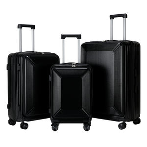 3 pcs מזוודה קיבולת גדולה אופנתית עם מזוודה הרחבה של רוכסן פתיחה - Product Image 1