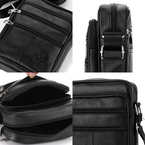 Men's <strong>Side</strong> <strong>Bag</strong> <strong>Small</strong> Shoulder Strap Crossbody <strong>Bag</strong> Leather Men's Genuine Leather Crossbody Messenger <strong>Bag</strong> - Product Image 6