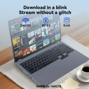 Getmi Lite 160gtx mới nhất 15 6 inch chơi game máy tính xách tay máy tính intel core i5 i7 CPU 16GB RAM 1TB SSD Windows 10 11 giá rẻ PC máy tính xách tay - Product Image 4