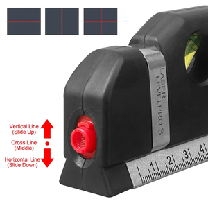 Xihen O <b>Laser</b> <b>Level</b> Pro 3 16Cm With Bubble <b>Level</b> And Ruler For DIY Construction - Product Image 5