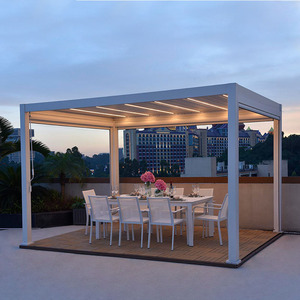 Pérgola Exterior Electrónica de Aleación de Aluminio Bee Garden BG-9102 con <span class=keywords><strong>Lona</strong></span> Impermeable - Diseño Inspirado en la Naturaleza - Garantía de 2 Años - Product Image 1