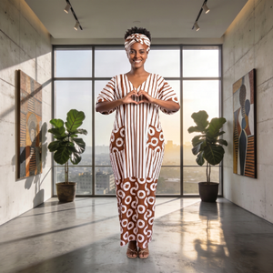 Vestido Africano de Moda en Oferta, Vestido Largo Estampado, Vestidos Africanos de Talla Grande, Kaftan - Product Image 4